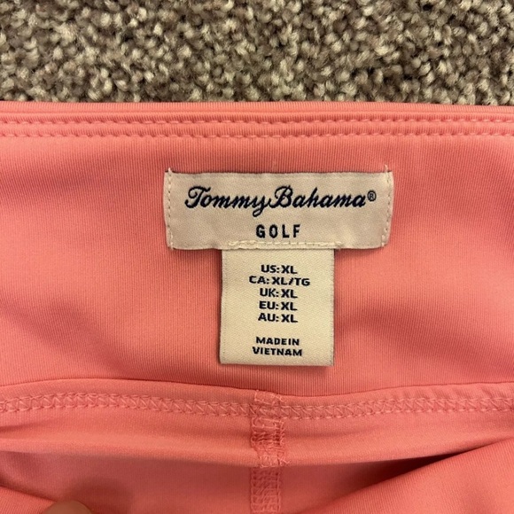 Tommy Bahama Women's Pink Pull On Stretch Golf Skort Pockets UPF50 Size XL - NWT - Picture 10 of 15